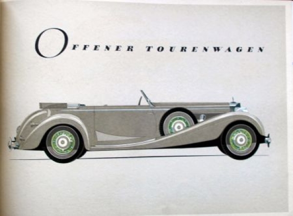 Mercedes-Benz 540 K Modellprogramm 1939 Original Automobilprospekt (5233)